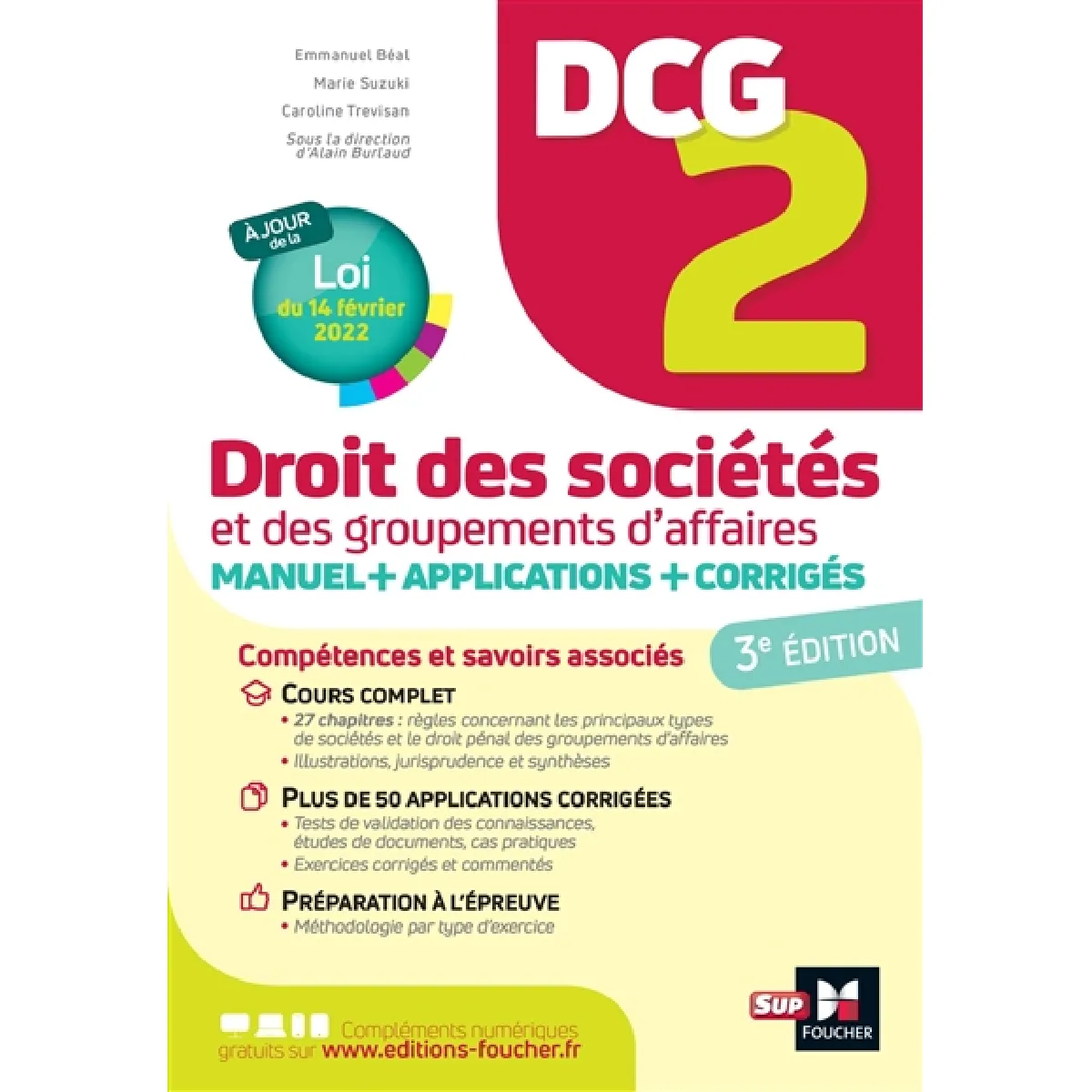 DCG 2, droit des sociétés et des groupements d'affaires : manuel + applications + corrigés État correct - 15,29 € DCG 2, droit des sociétés et des groupements d'affaires : manuel + applications + corrigés État correct N/A (Il ne s'agit pas d'une marque reconditionné disponible sur Rue du Commerce Seconde Vie