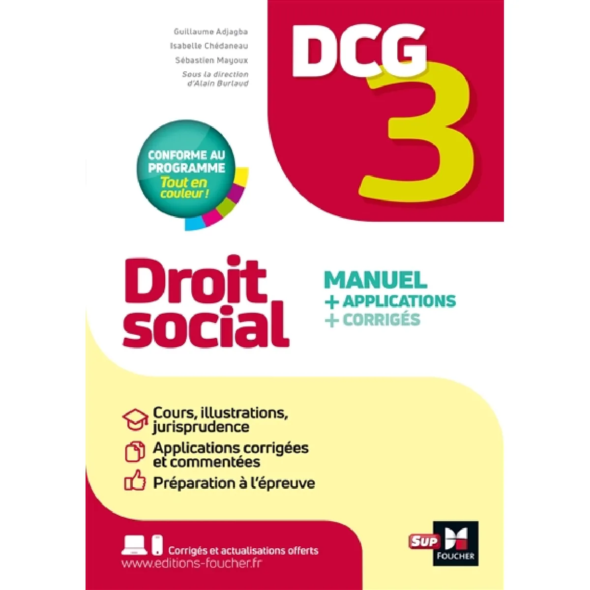 Acheter DCG 3 droit social : manuel + applications + corrigés : conforme au programme État correct - 21,55 € DCG 3 droit social : manuel + applications + corrigés : conforme au programme État correct N/A (Il ne s'agit pas d'une marque reconditionné disponible sur Rue du Commerce Seconde Vie