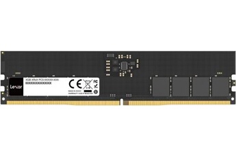 - DDR5 - module - 32 Go - DIMM 288 broches - 5600 MT/s / PC5-44800 - CL46 - 1.1 V - mémoire sans tampon - on-die ECC Bon état Lexar reconditionné disponible sur Darty