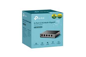 de bureau 5 ports 100/1000/2.5 MultiGigabit Omada DS105G-M2 Noir Très bon état TP-Link reconditionné disponible sur Darty