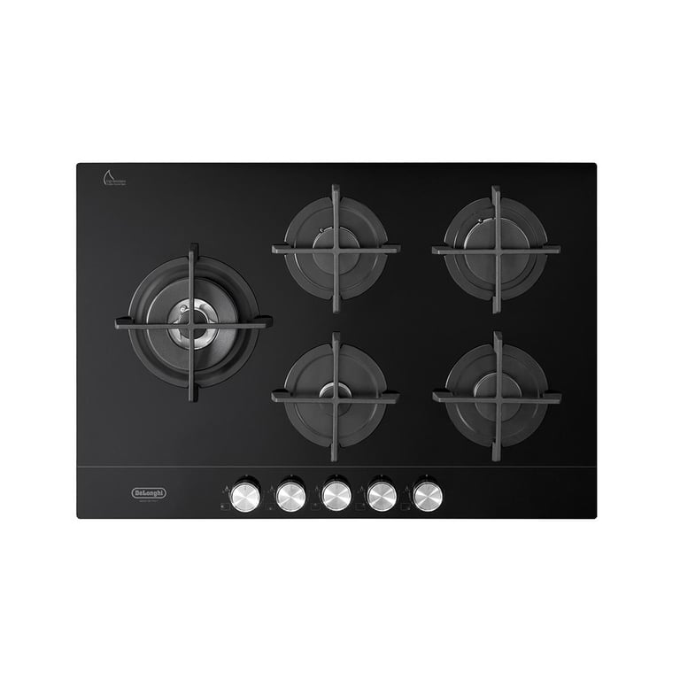 De'Longhi NSL 575D NCM Noir Table de cuisson encastrable 75 cm Gaz 5 feux - Excellent état Parfait état reconditionné disponible sur Pixmania