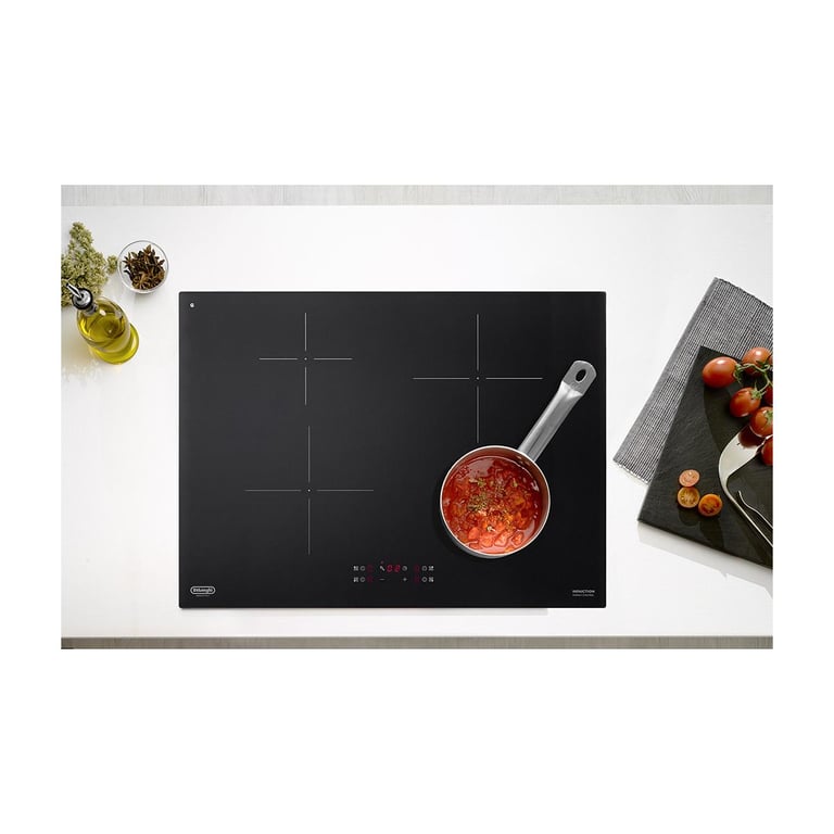 De'Longhi PIN 72 Noir Plaque de cuisson à induction encastrable 70 cm 4 feux - Excellent état Parfait état De'Longhi reconditionné photo 2 | Dero