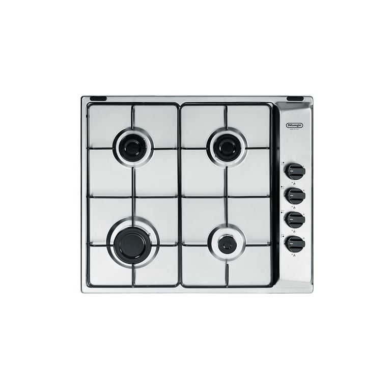 De Longhi YAL 46 ASV Plaque de cuisson encastrable 58 cm Gaz 4 feux Acier inoxydable - Excellent état Parfait état De'Longhi reconditionné disponible sur Pixmania