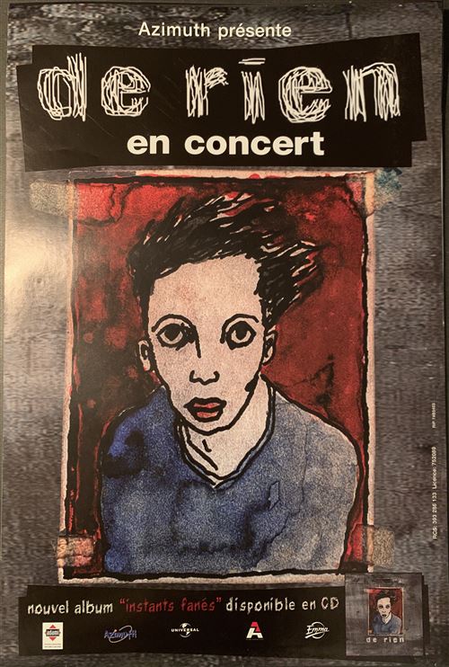 de rien - Instants Fanés - En Concert - 40x60cm - Affiche État correct N/A reconditionné disponible sur Fnac