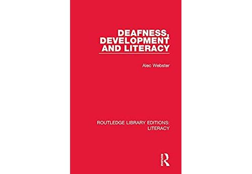 Deafness, Development and Literacy (Routledge Library Editions: Literacy) (English Edition) Format Kindle État correct N/A reconditionné disponible sur Fnac