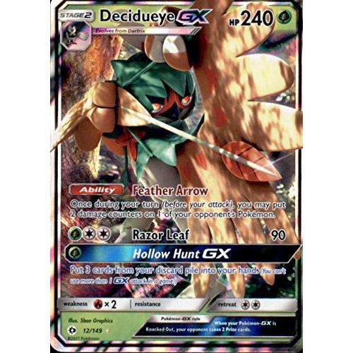 Decidueye-GX - 12149 - Ultra Rare - Pokemon Sun Moon État correct Pokémon reconditionné disponible sur Fnac