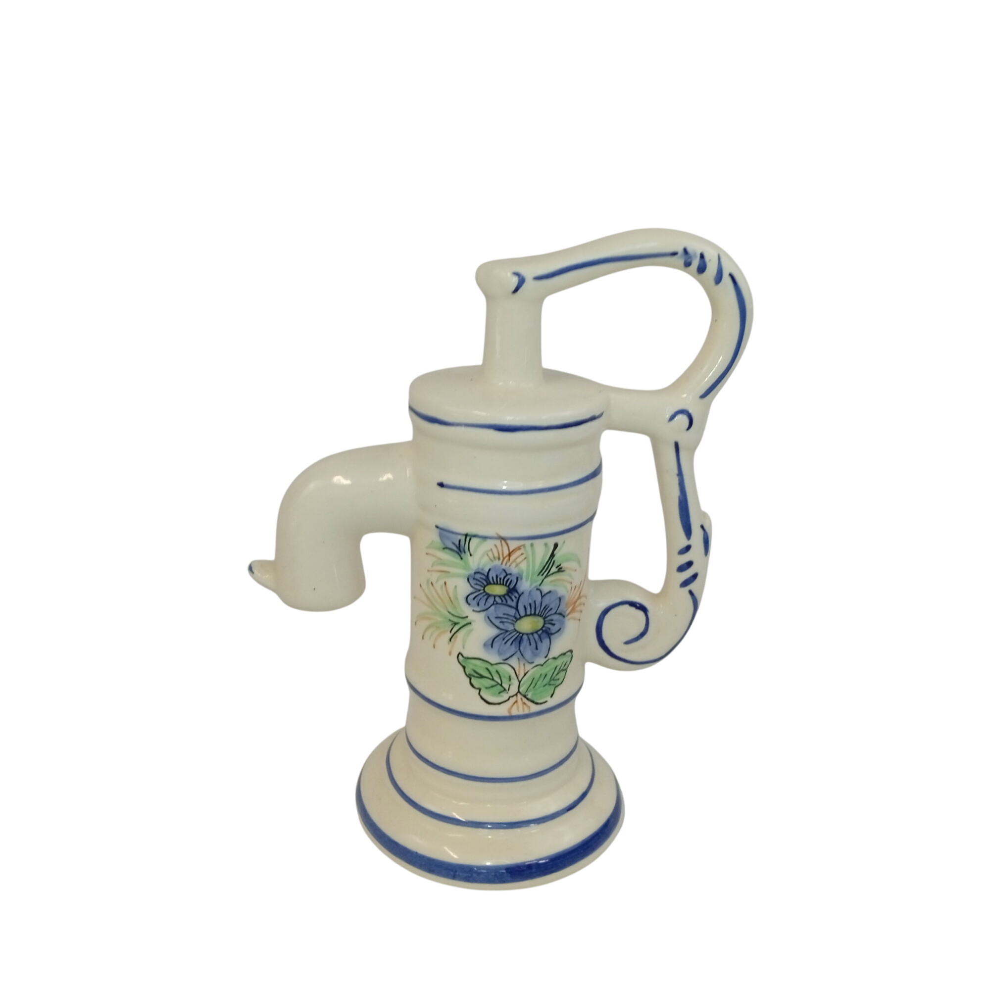 Acheter Déco Pompe à eau motif fleuri vintage en faïence numeroté Très bon état - 22,00 € Déco Pompe à eau motif fleuri vintage en faïence numeroté Très bon état reconditionné disponible sur Label Emmaüs