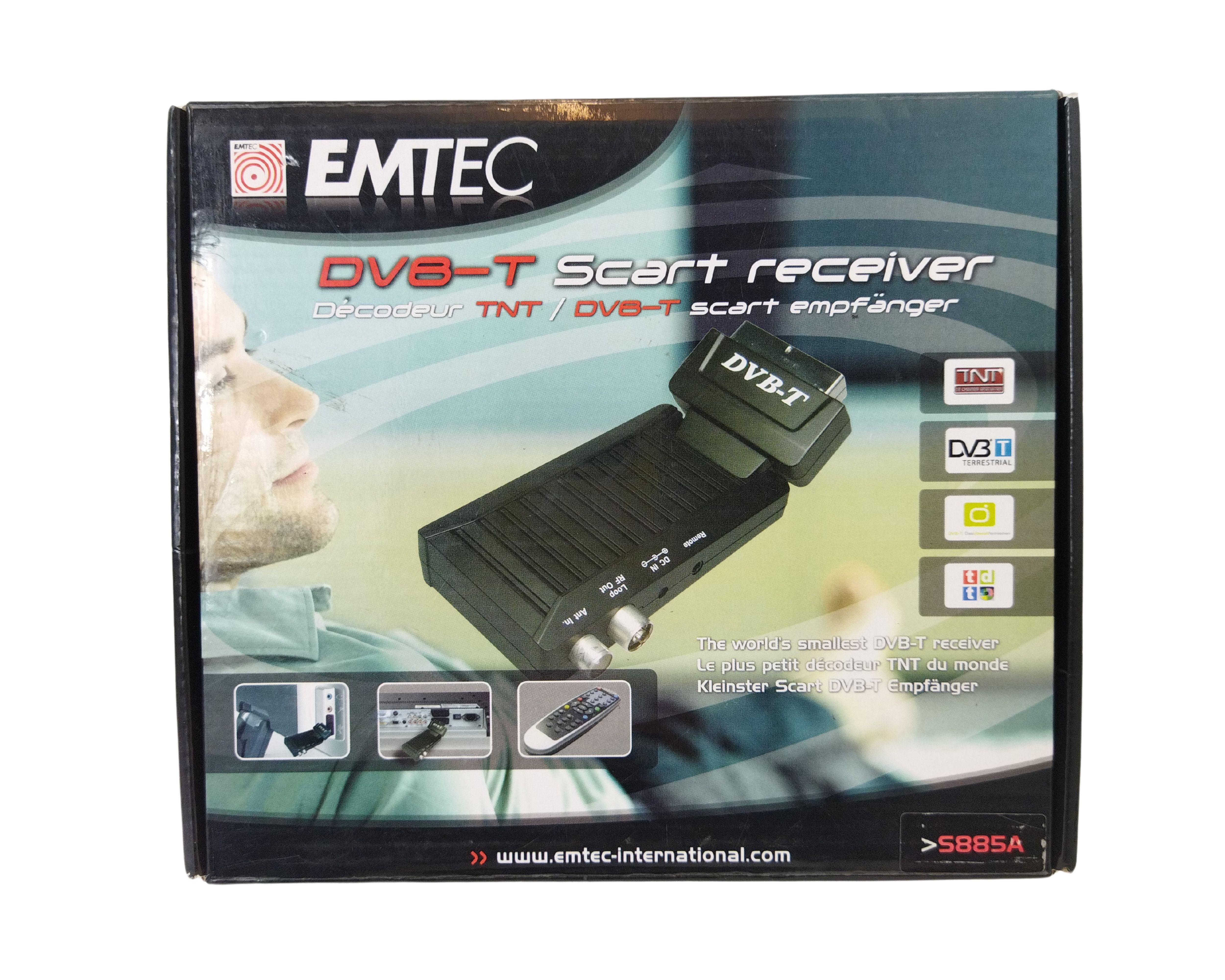 Décodeur TNT EMTEC S885A Très bon état - 31,20 € Décodeur TNT EMTEC S885A Très bon état reconditionné disponible sur Label Emmaüs