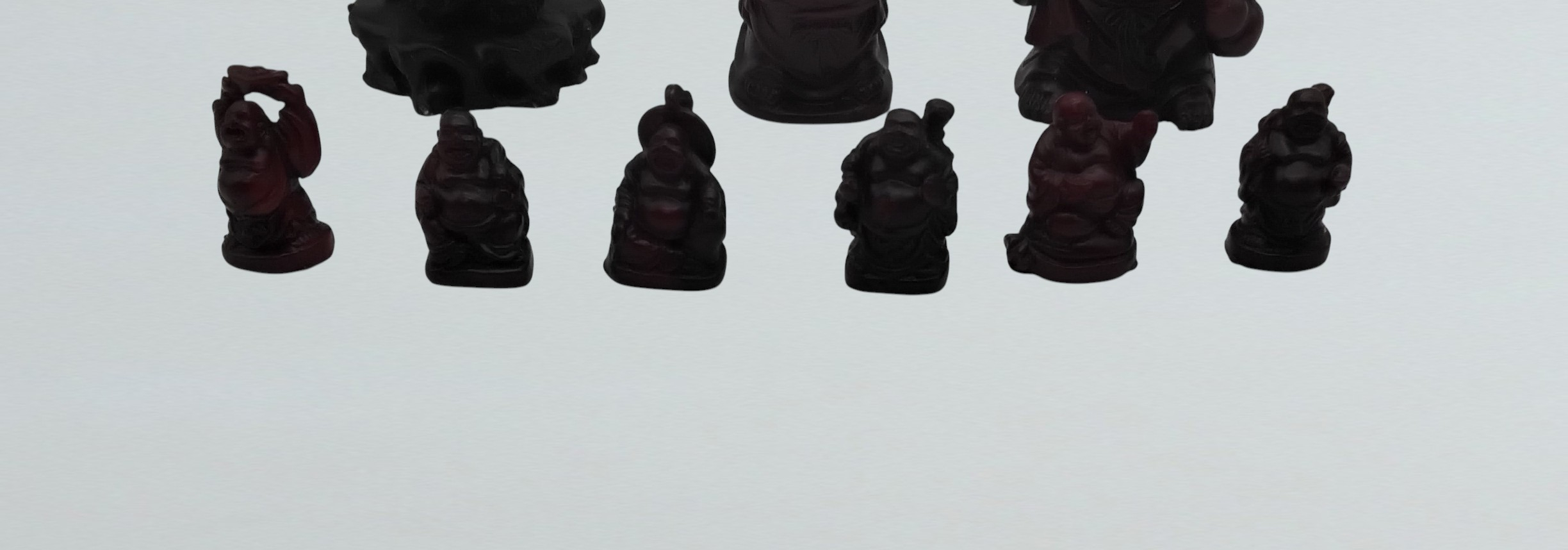 Voir photo 3 de Décoration - 6 mini statuettes et 3 statuettes bouddha Décoration - 6 mini statuettes et 3 statuettes bouddha reconditionné photo 3