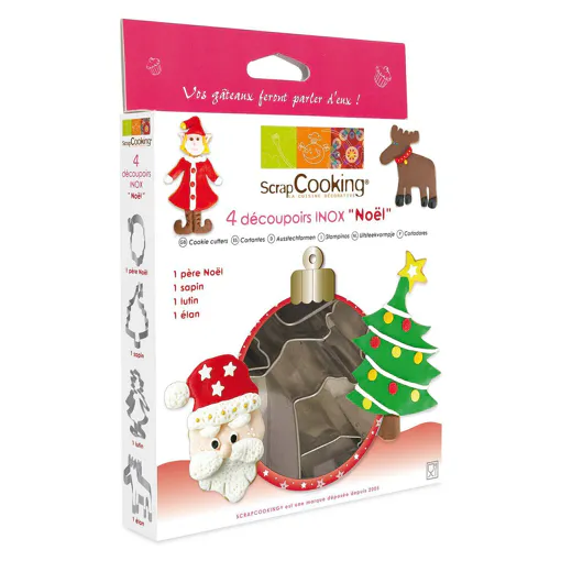 Découpoirs Emporte-Pièces Noel 4 Pièces occasion reconditionné disponible sur Rakuten