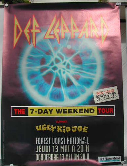 Def Leppard - 66x91 cm - AFFICHE / POSTER État correct N/A reconditionné disponible sur Fnac