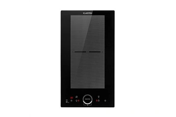 Delicatessa - Table de cuisson à induction - 2 plaques de cuisson - Niche - largeur : 26.8 cm - profondeur : 50 cm - noir Bon état Klarstein reconditionné disponible sur Darty