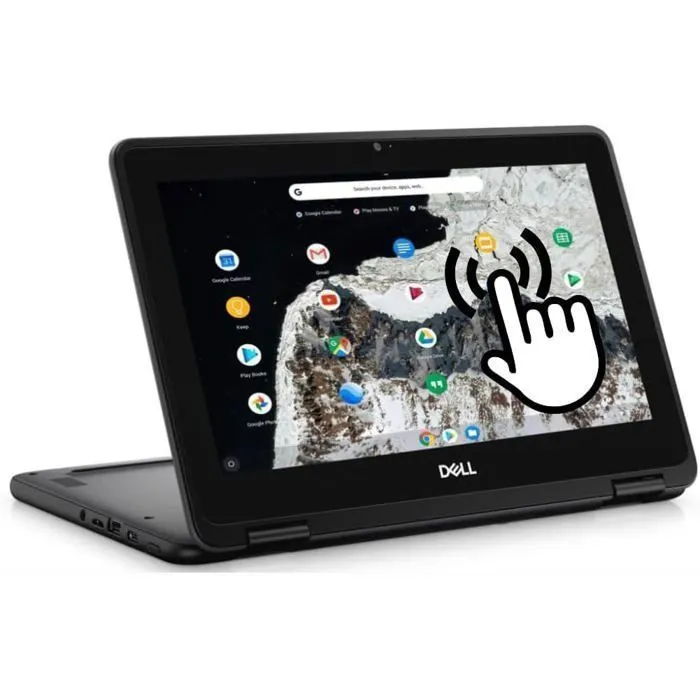 Dell Chromebook 11 3100 2 en 1 116 HD Celeron N4020 4 Go RAM 32 Go eMMC Clavier japonais (QWERTY) Chrome OS - Reconditionné refurbished reconditionné disponible sur Cdiscount Seconde Vie