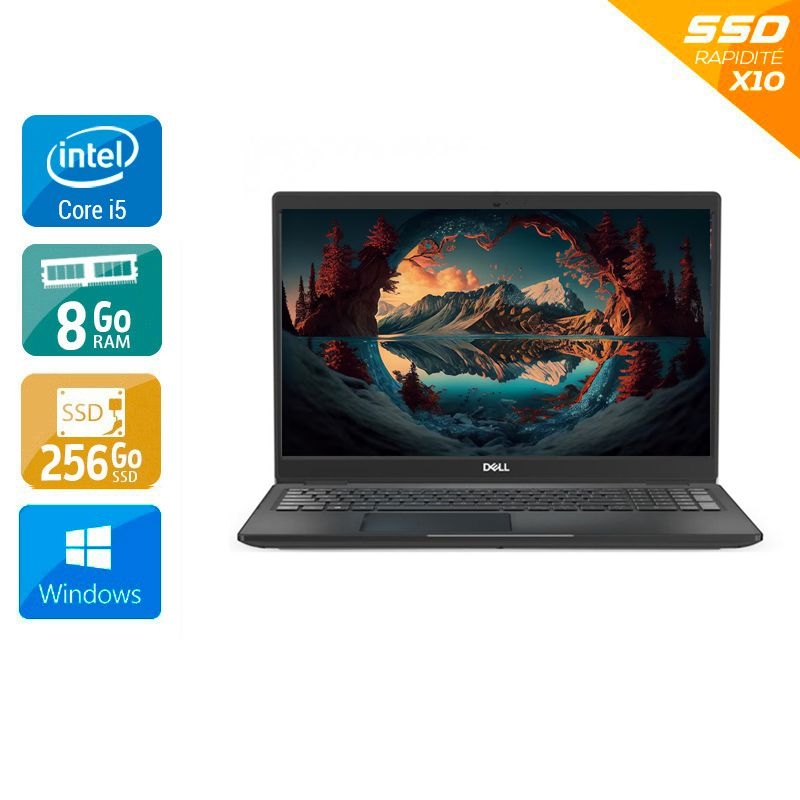 Dell Latitude 3510 15,6'' i5 Gen 10 - 8Go RAM 256Go SSD Windows 11 - Etat du Produit : État correct État correctOccasion certifiée reconditionnée Bon état reconditionné disponible sur Kiatoo
