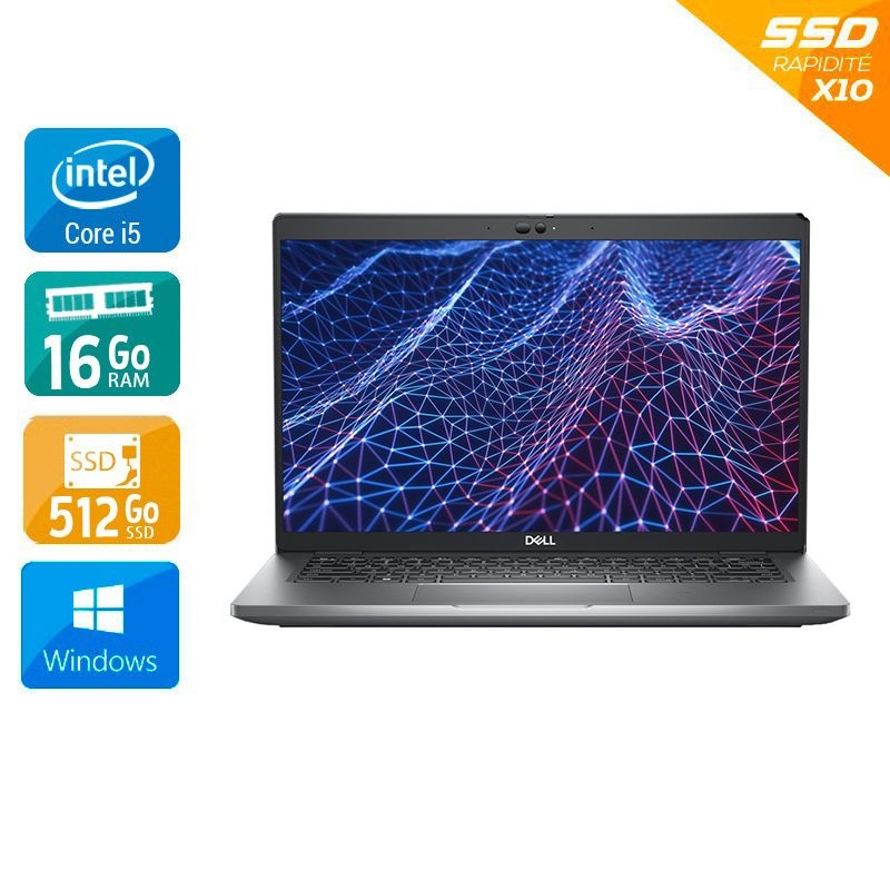 Dell Latitude 5430 14'' i5 Gen 12 - 16Go RAM 512Go SSD Windows 11 ⭐ Premium - Garantie 3 ans incluseOccasion certifiée reconditionnée Très bon état reconditionné disponible sur Kiatoo | Dero