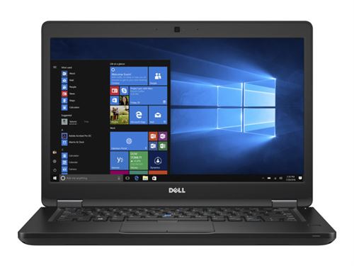 Dell Latitude 5480 - Intel Core i5 - 7200U / jusqu'à 3.1 GHz - Win 10 Pro 64 bits - HD Graphics 620 - 8 Go RAM - 128 Go SSD - 14" 1920 x 1080 (Full HD) - Gigabit Ethernet - Wi-Fi 5 - noir - BTS État correct Dell reconditionné disponible sur Fnac