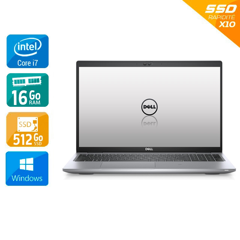 Dell Latitude 5520 15,5'' i7 Gen 11 - 16Go RAM 512Go SSD Windows 11 - Etat du Produit : Très bon état Très bon étatOccasion certifiée reconditionnée Très bon état reconditionné disponible sur Kiatoo | Dero