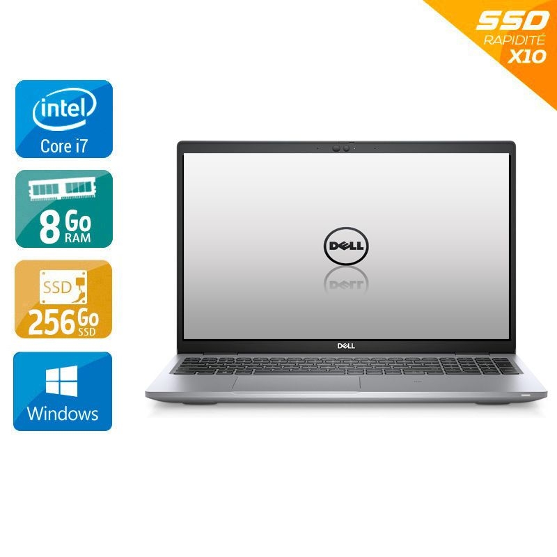 Dell Latitude 5520 15,5'' i7 Gen 11 - 8Go RAM 256Go SSD Windows 11 ⭐ Premium - Garantie 3 ans incluseOccasion certifiée reconditionnée Très bon état reconditionné disponible sur Kiatoo | Dero