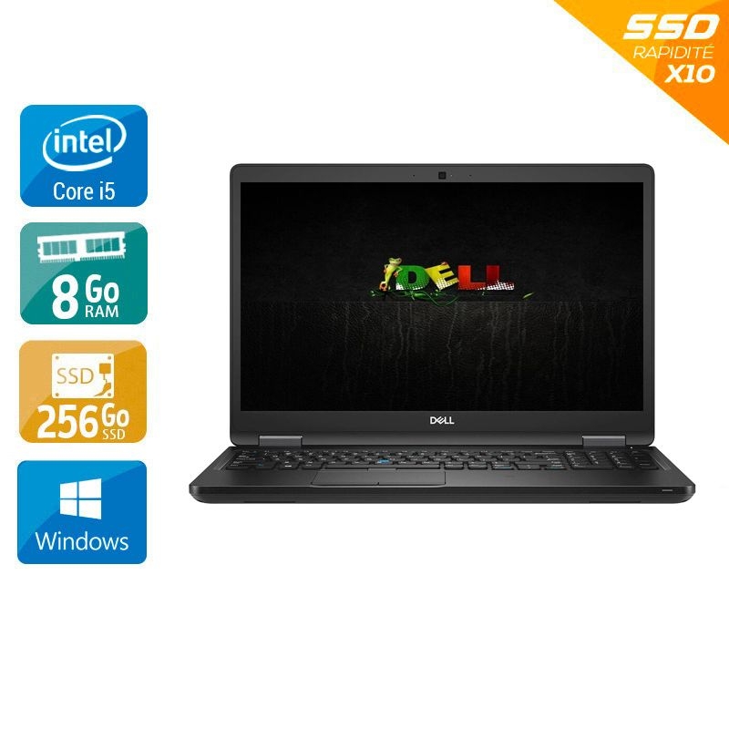 Dell Latitude 5590 15,6'' i5 Gen 7 - 8Go RAM 256Go SSD Windows 10 - Etat du Produit : État correct État correctOccasion certifiée reconditionnée Bon état reconditionné disponible sur Kiatoo