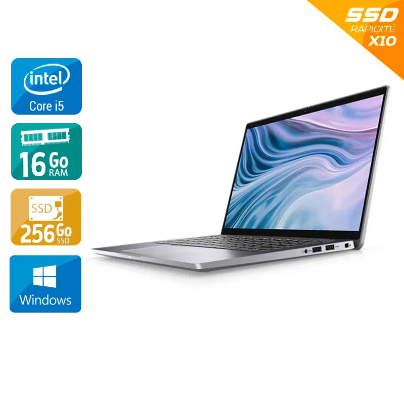 Dell Latitude 7410 14'' i5 Gen 10 16Go RAM 256Go SSD Windows 11 État correctOccasion certifiée reconditionnée Bon état reconditionné disponible sur Kiatoo