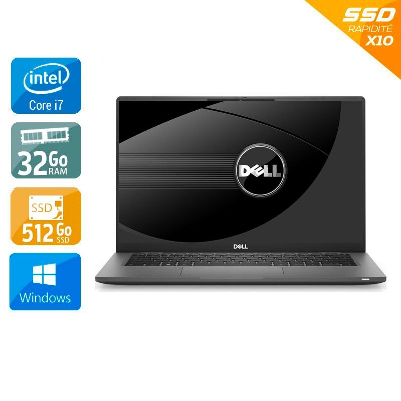 Dell Latitude 7420 14'' i7 Gen 11 - 32Go RAM 512Go SSD Windows 11 État correctOccasion certifiée reconditionnée Bon état reconditionné disponible sur Kiatoo