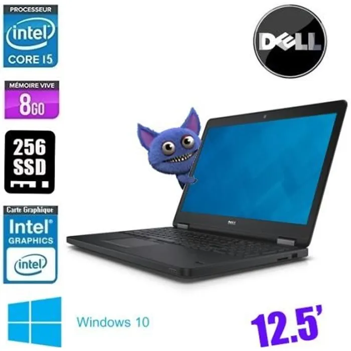 DELL LATITUDE E7470 CORE I5 6300U - GRADE A 141 Argent Noir Reconditionné - 174,00 € DELL LATITUDE E7470 CORE I5 6300U - GRADE A 141 Argent Noir Reconditionné Dell reconditionné disponible sur Cdiscount Seconde Vie