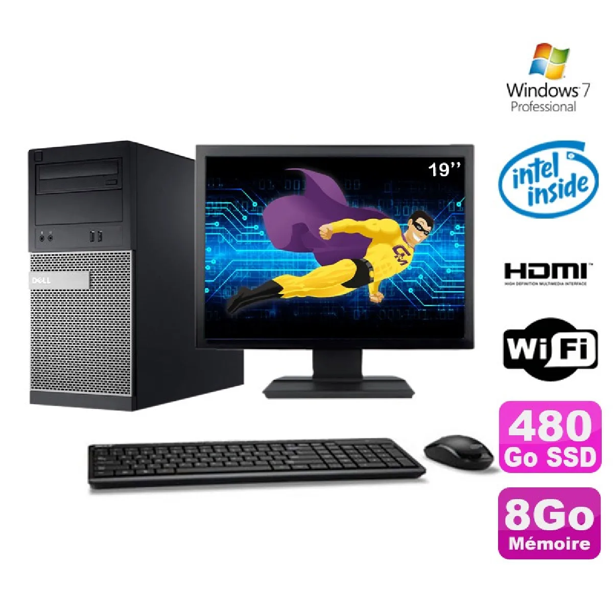 Dell Optiplex 3010 MT État correct - 349,50 € Dell Optiplex 3010 MT État correct Dell reconditionné disponible sur Rue du Commerce Seconde Vie