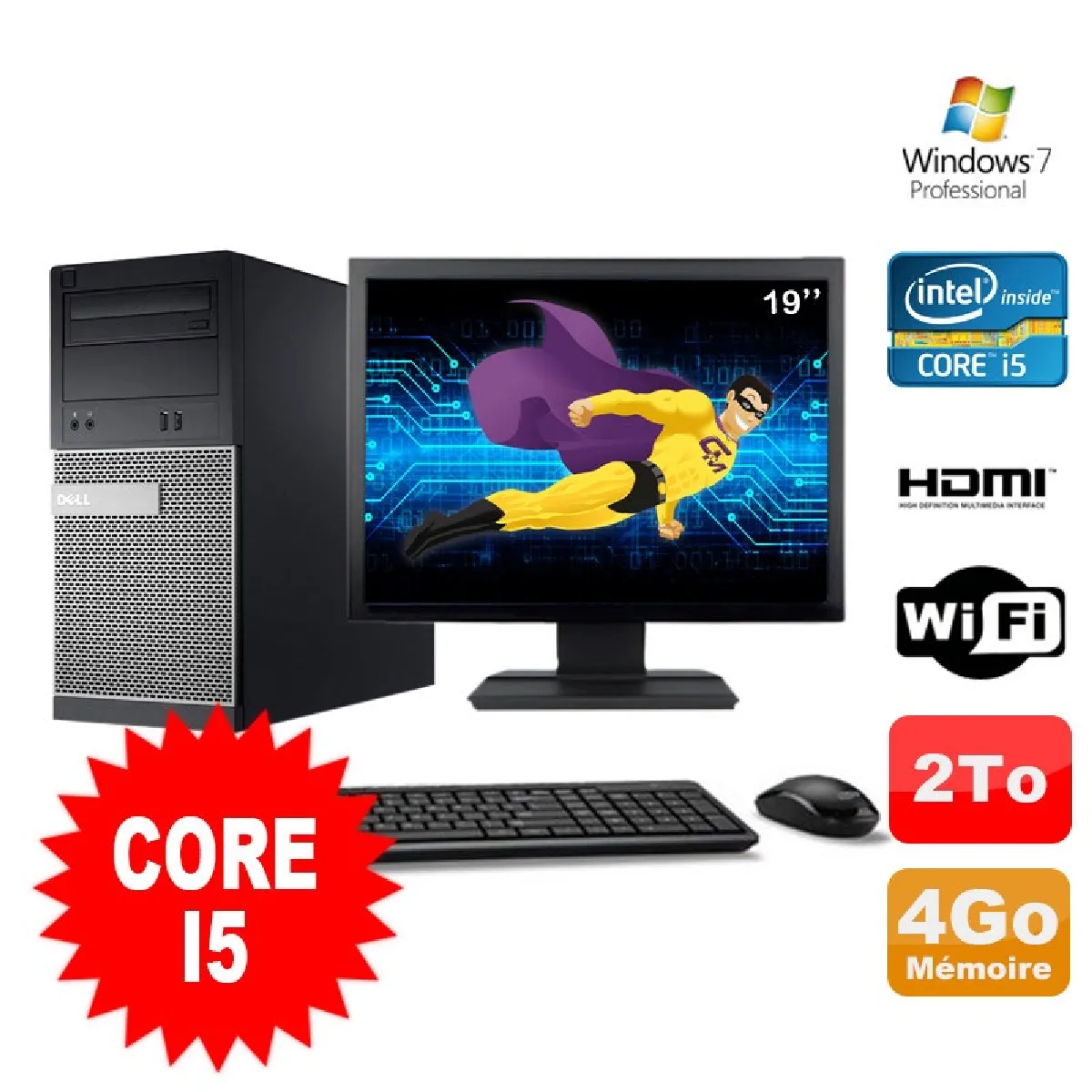 Dell Optiplex 3010 MT État correct - 422,50 € Dell Optiplex 3010 MT État correct Dell reconditionné disponible sur Rue du Commerce Seconde Vie