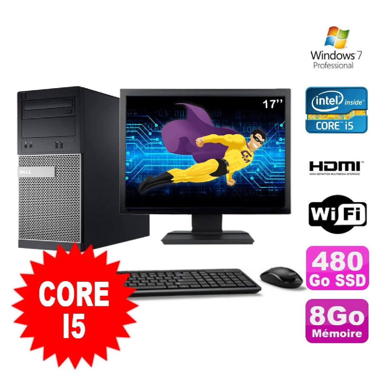 Dell Optiplex 3010 État correct - 489,50 € Dell Optiplex 3010 État correct Dell reconditionné disponible sur Rue du Commerce Seconde Vie