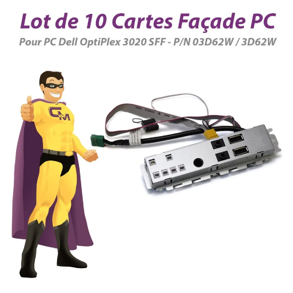 Dell Optiplex 3020 SFF Argent État correct - 49,95 € Dell Optiplex 3020 SFF Argent État correct Dell reconditionné disponible sur Rue du Commerce Seconde Vie