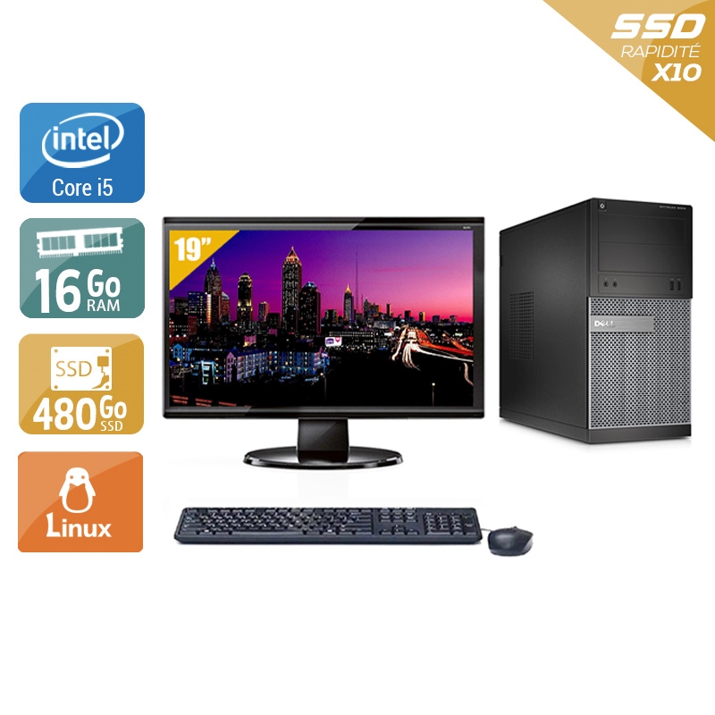 Dell Optiplex 3020 Tower i5 + Écran - 19'' 16Go RAM 480Go SSD Linux Bon étatOccasion certifiée reconditionnée Bon état - 299,17 € Dell Optiplex 3020 Tower i5 + Écran - 19'' 16Go RAM 480Go SSD Linux Bon étatOccasion certifiée reconditionnée Bon état reconditionné disponible sur Kiatoo