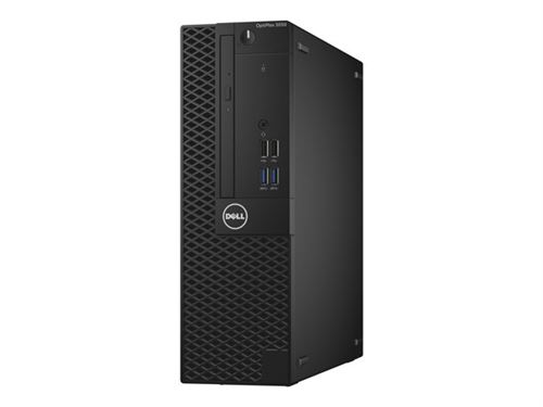 Dell OptiPlex 3050 - SFF Core i5 7500 / jusqu'à 3.8 GHz - RAM 8 Go - SSD 256 Go - graveur de DVD - HD Graphics 630 - Gigabit Ethernet - Win 10 Pro 64 bits - moniteur : aucun - noir - BTS État correct Dell reconditionné disponible sur Fnac