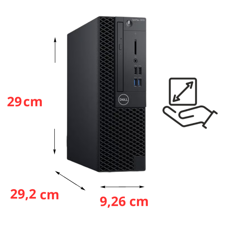 Dell Optiplex 3070 SFF Core i3-9100 3.60 GHz- RAM 8 Go - SSD 500 GO Bon état - 309,00 € Dell Optiplex 3070 SFF Core i3-9100 3.60 GHz- RAM 8 Go - SSD 500 GO Bon état reconditionné disponible sur PC-PORTABLE.NET