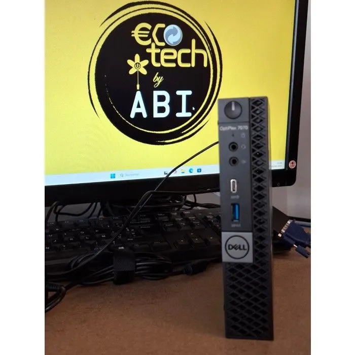 Dell Optiplex 7070 Micro i3-9100T 8GB - 256 SSD - Win 11 Pro Reconditionné Dell reconditionné disponible sur Cdiscount Seconde Vie