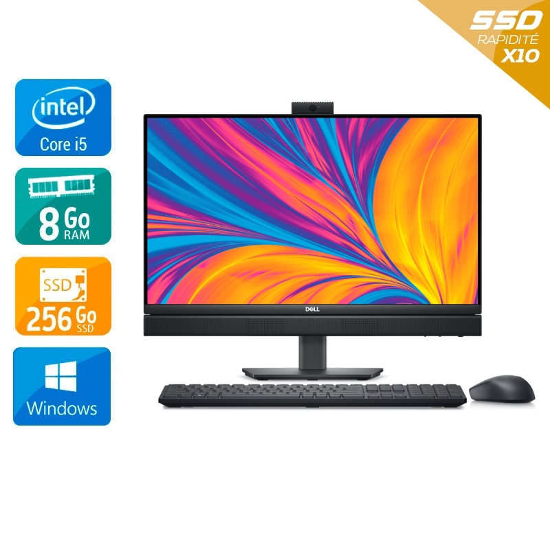 Dell OptiPlex 7420 (35W) AIO i5 23.8'' 8Go RAM 256Go SSD Windows 11 Pro NEUF - Etat du Produit : ⭐ Premium - Garantie 3 ans incluse ⭐ Premium - Garantie 3 ans incluse Bon état reconditionné disponible sur Kiatoo