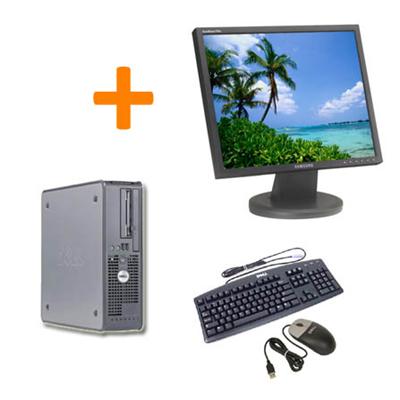 DELL Optiplex 755 SFF + Ecran TFT 17 - Core 2 Duo E4400 État correct Dell reconditionné disponible sur Fnac