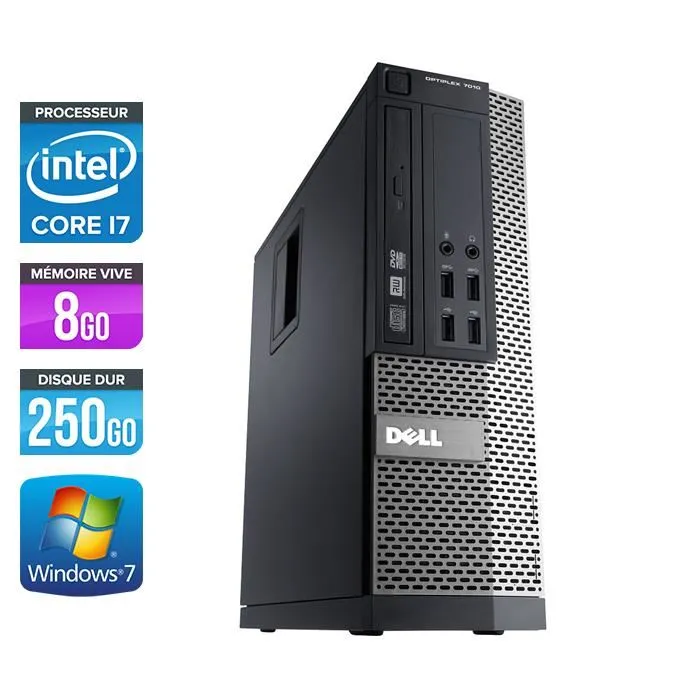 Dell Optiplex 790 SFF - Core i7-2600 34GHz- 8Go Reconditionné - 439,95 € Dell Optiplex 790 SFF - Core i7-2600 34GHz- 8Go Reconditionné Dell reconditionné disponible sur Cdiscount Seconde Vie