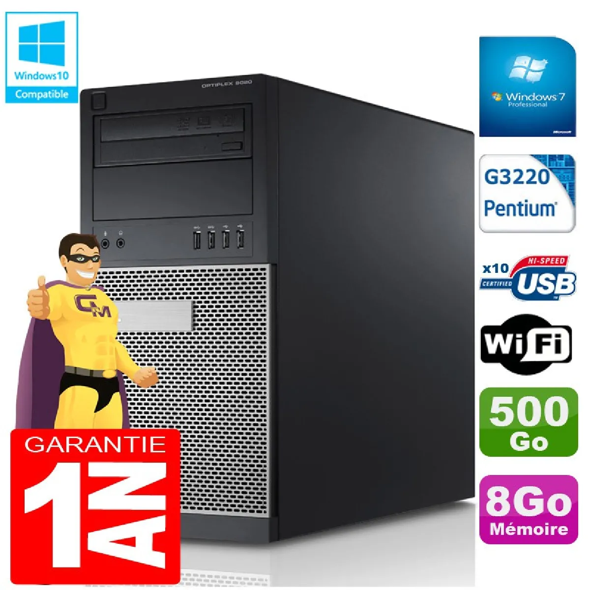 Dell Optiplex 9020 État correct - 174,50 € Dell Optiplex 9020 État correct Dell reconditionné disponible sur Rue du Commerce Seconde Vie | Dero