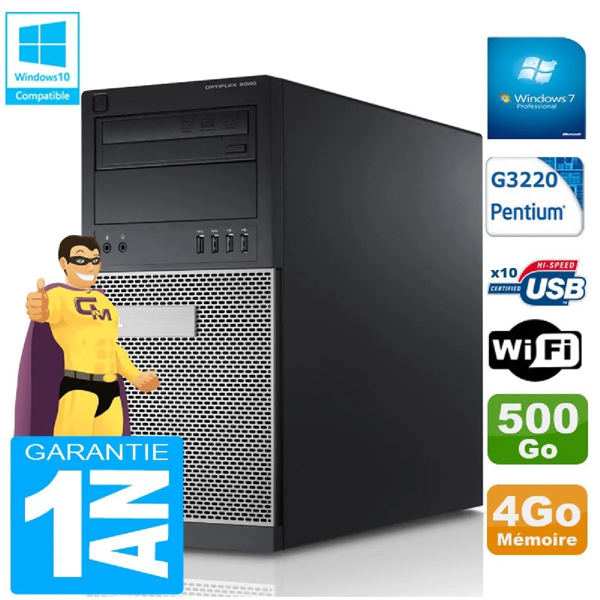 Dell Optiplex 9020 État correct - 154,50 € Dell Optiplex 9020 État correct Dell reconditionné disponible sur Rue du Commerce Seconde Vie | Dero