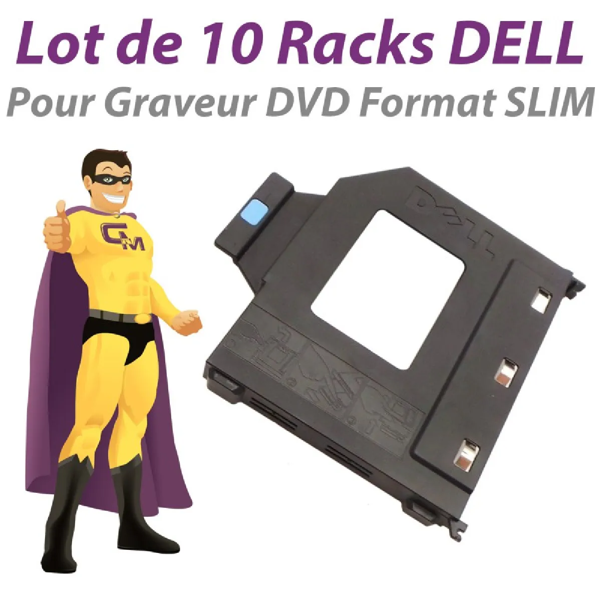 Dell Rack amovible OptiPlex – Baie 5,25" État correct - 19,95 € Dell Rack amovible OptiPlex – Baie 5,25" État correct Dell reconditionné disponible sur Rue du Commerce Seconde Vie