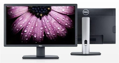 Dell UltraSharp U2713HM - Écran LED - 27"" - 2560 x 1440 QHD @ 60 Hz - 350 cd/m² - 1000:1 - 8 ms - HDMI, DVI-D, VGA, DisplayPort - noir État correct Dell reconditionné disponible sur Fnac