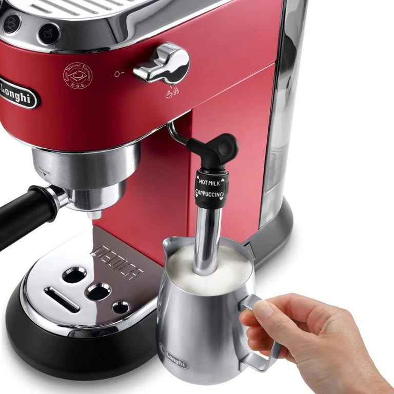 DELONGHI EC 685.R  Machine expresso classique Dedica Style - Rouge - Très bon état Très bon état De'Longhi reconditionné photo 2 | Dero