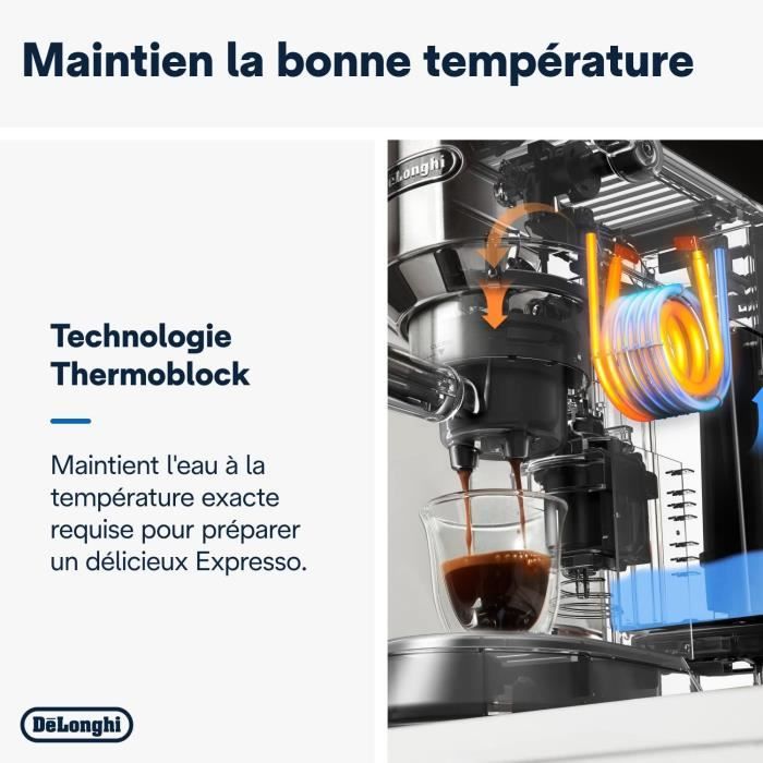 Voir photo 3 de DELONGHI EC 685.W Machine expresso classique Dedica Style - Blanc - Très bon état | Dero DELONGHI EC 685.W Machine expresso classique Dedica Style - Blanc - Très bon état Très bon état De'Longhi reconditionné photo 3 | Dero