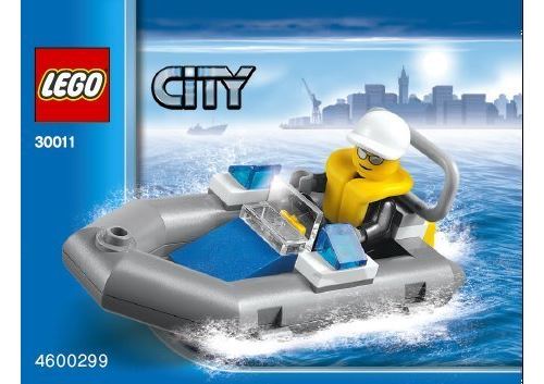 Dériveur de police 30011 - Extrêmement rare 2011 État correct Lego reconditionné disponible sur Fnac