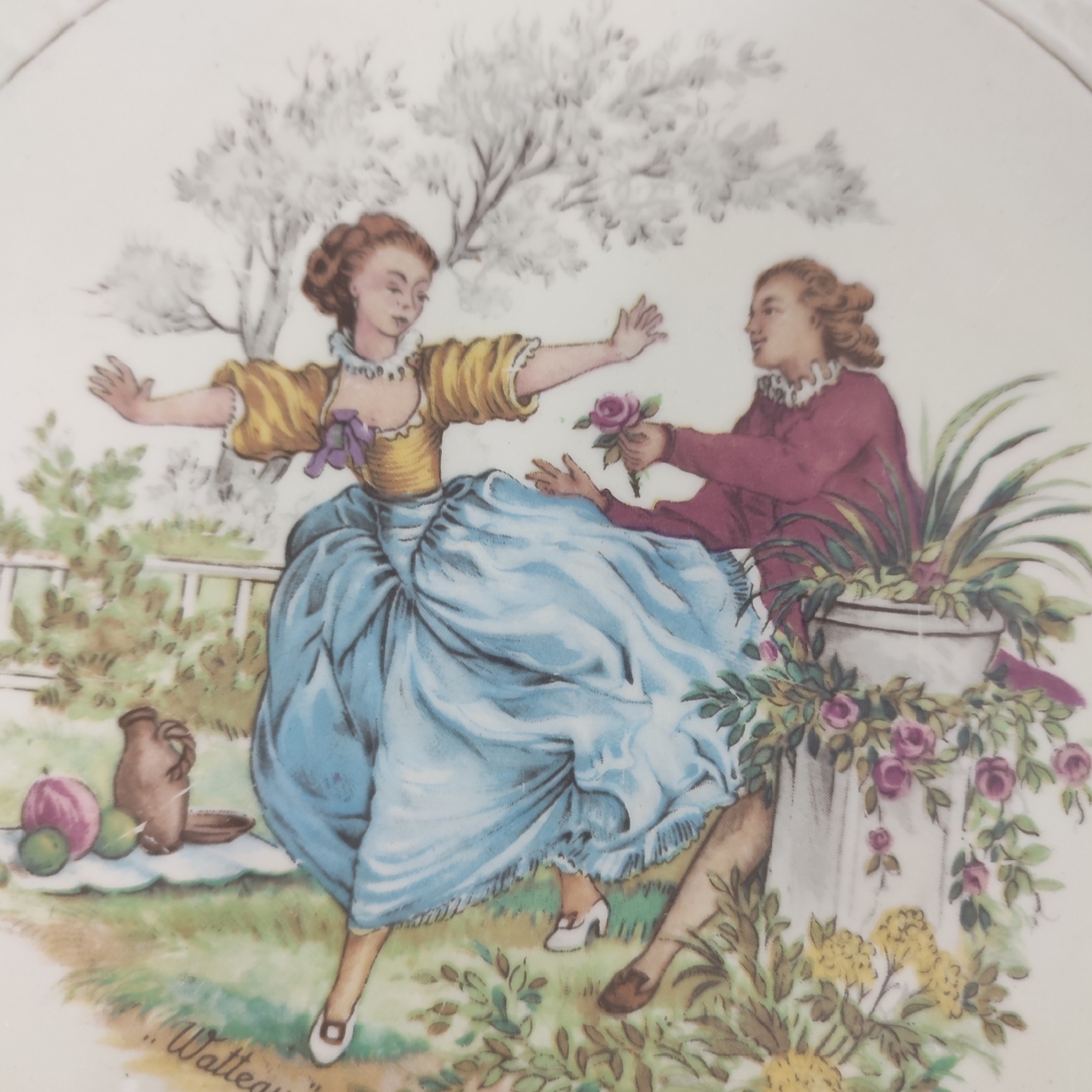 Voir photo 2 de Dessous de plat Ceranord St Amand - Modèle "Watteau" Dessous de plat Ceranord St Amand - Modèle "Watteau" Bon état reconditionné photo 2