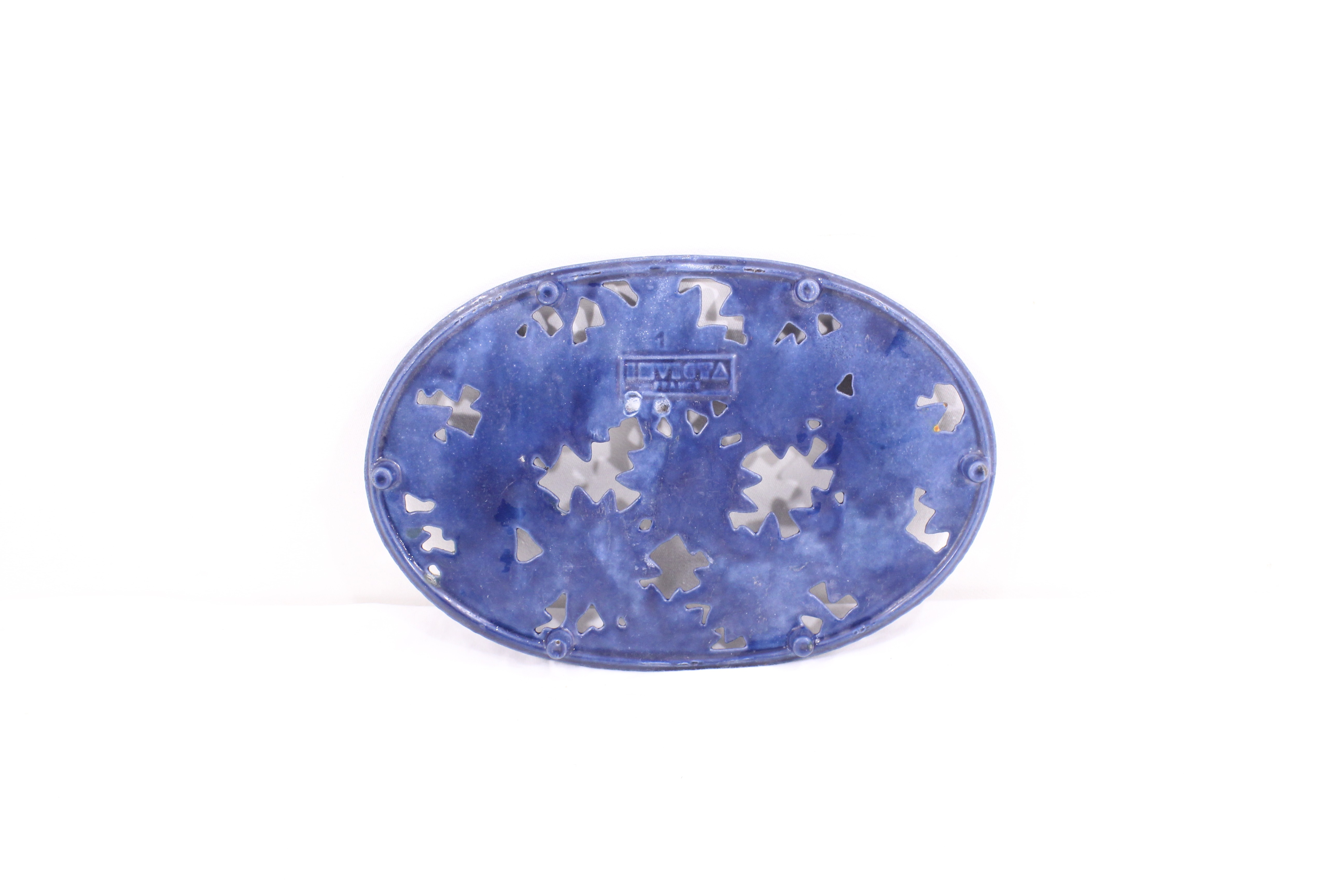 Voir photo 4 de Dessous de plat en fonte émaillée / Motif Floral - Invicta Dessous de plat en fonte émaillée / Motif Floral - Invicta Bon état reconditionné photo 4