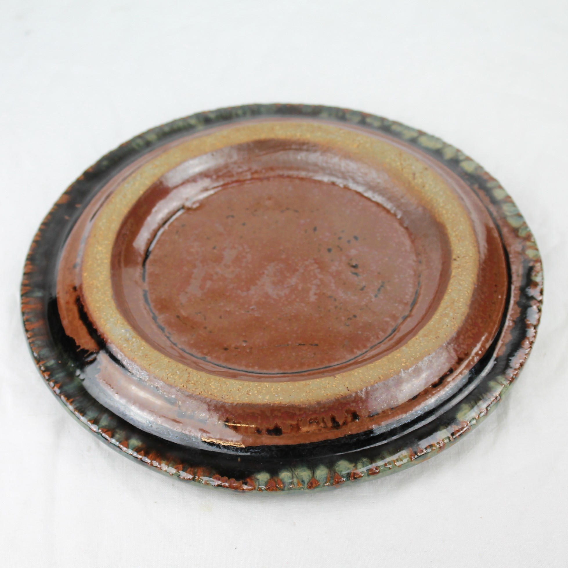 Voir photo 3 de Dessous de plat - Grès émaillé, Artisanat Dessous de plat - Grès émaillé, Artisanat Très bon état reconditionné photo 3