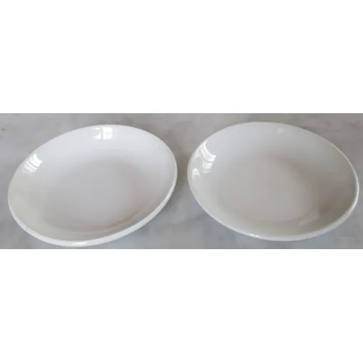 Deux Coupelles Blanches En Céramique Diamètre 10cm - Porcelaine Anglaise Churchill Supervitrified Hotelware Bs 4034 Made In England occasion reconditionné disponible sur Rakuten