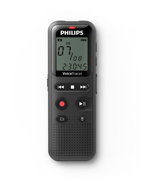 Dictaphone numérique Philips VoiceTracer DVT1160 Noir État correct Philips reconditionné disponible sur Fnac