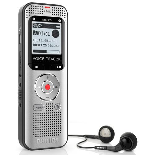 Dictaphone Philips DVT2000, 4 Go, Port USB, Carte mémoire, Radio FM, Lecteur MP3 État correct Philips reconditionné disponible sur Fnac